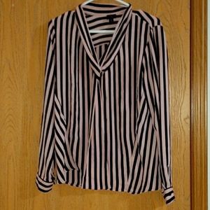 Womens stripped button up